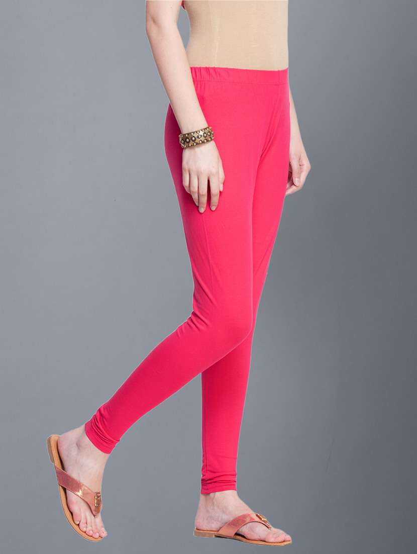 women solid full length legging - 21595114 -  Standard Image - 1