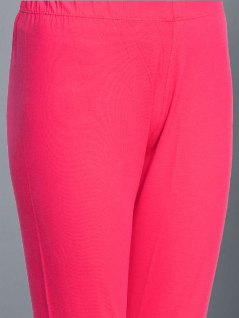 women solid full length legging - 21595114 -  Standard Image - 4