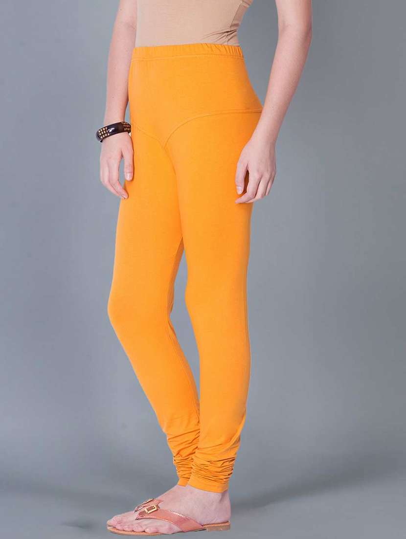 women solid full length legging - 21595249 -  Standard Image - 1