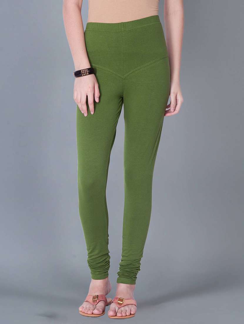 women solid full length legging - 21595252 -  Zoom Image - 0