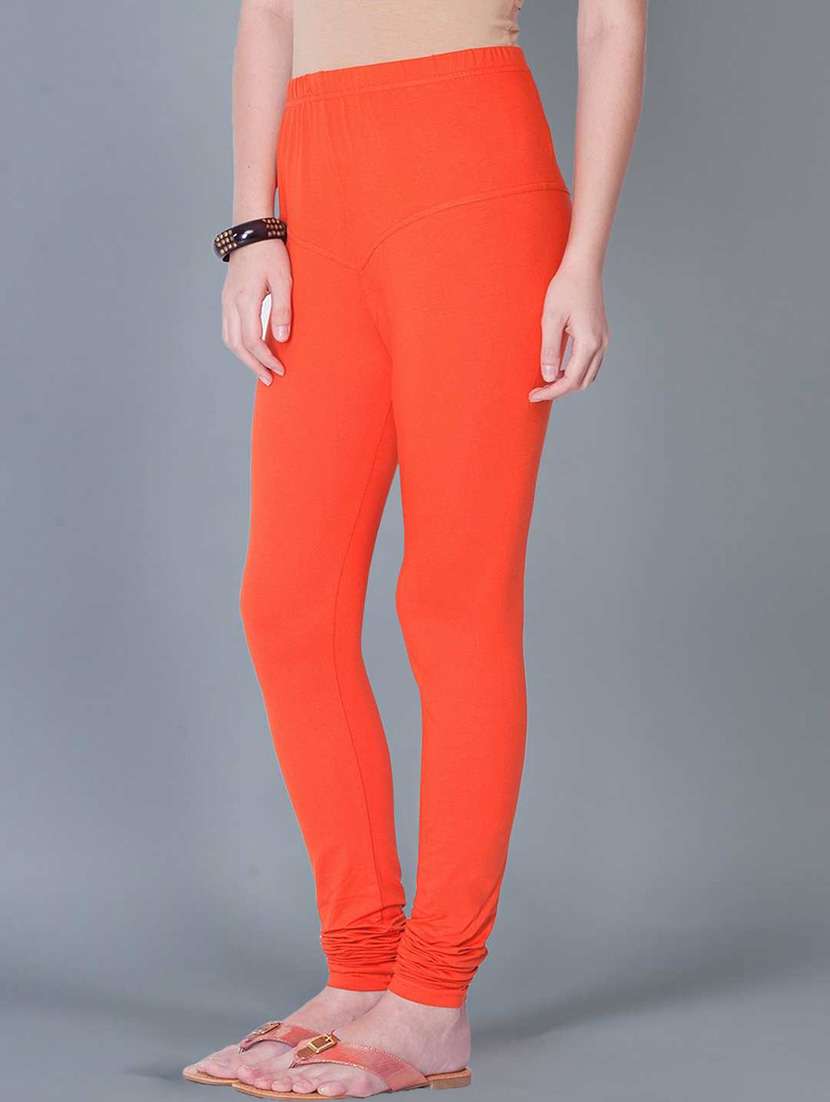 women solid full length legging - 21595260 -  Standard Image - 1
