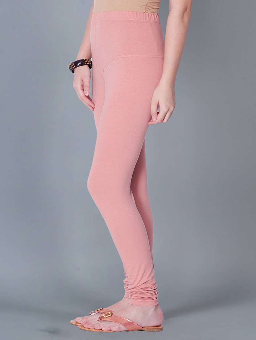 women solid full length legging - 21595263 -  Standard Image - 1