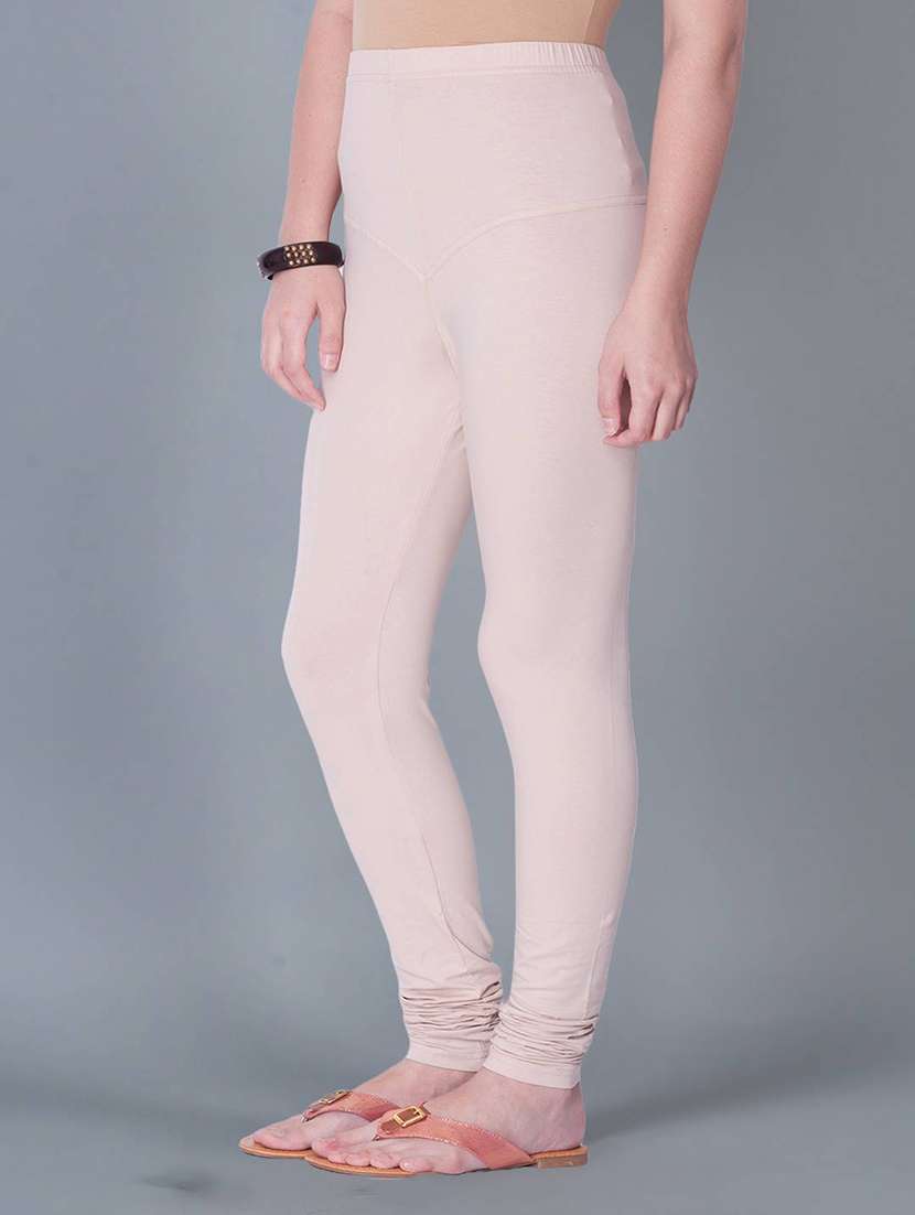 women solid full length legging - 21595266 -  Standard Image - 1