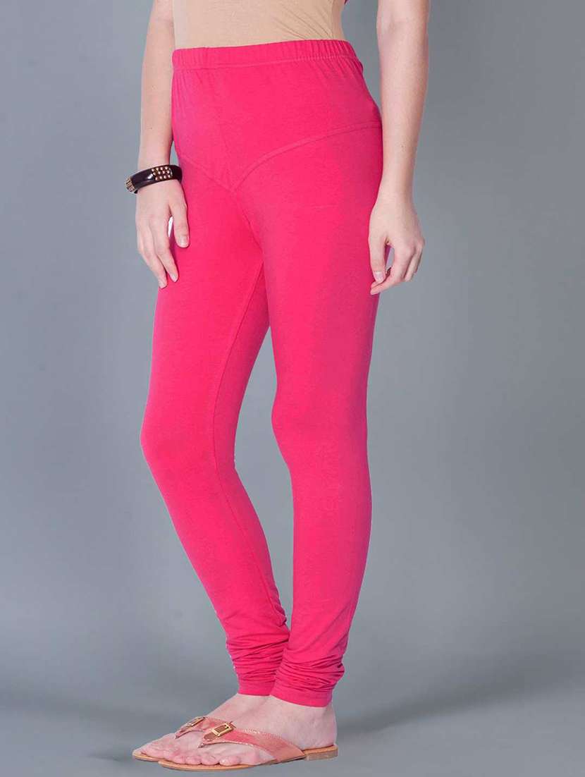 women solid full length legging - 21595285 -  Standard Image - 1