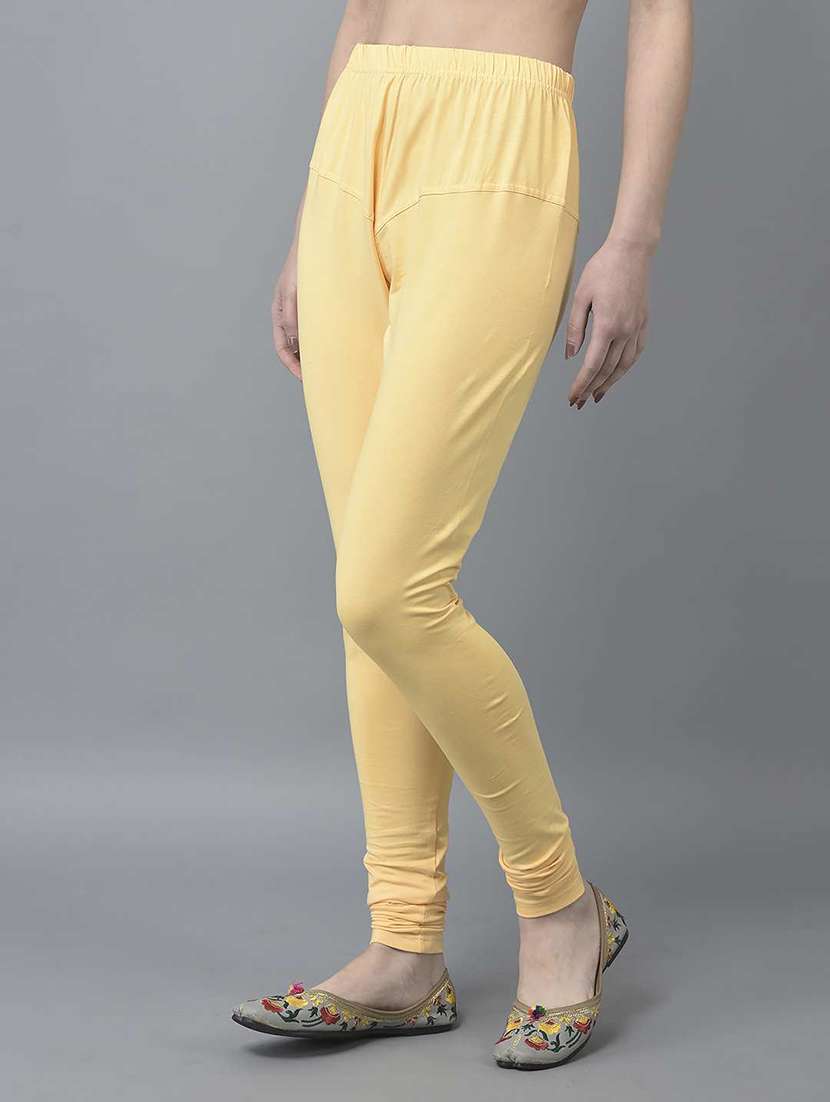 women solid full length leggings - 21595290 -  Standard Image - 1