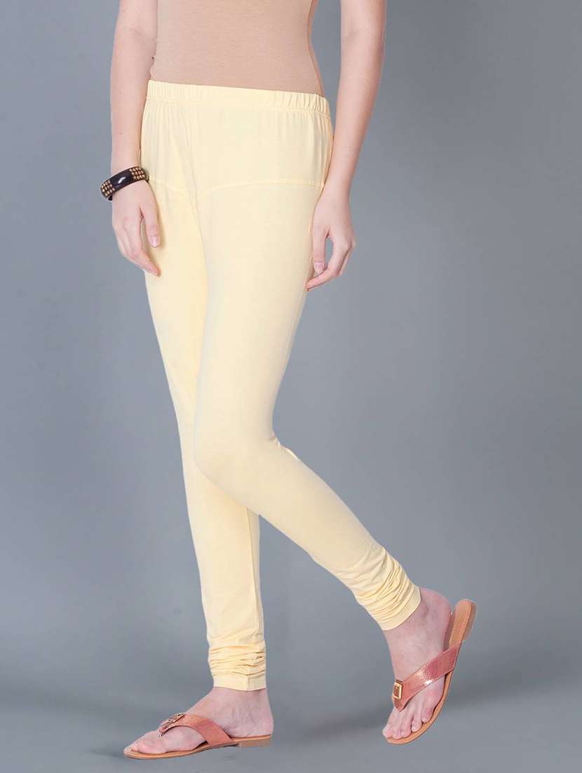 women solid full length legging - 21595292 -  Standard Image - 1