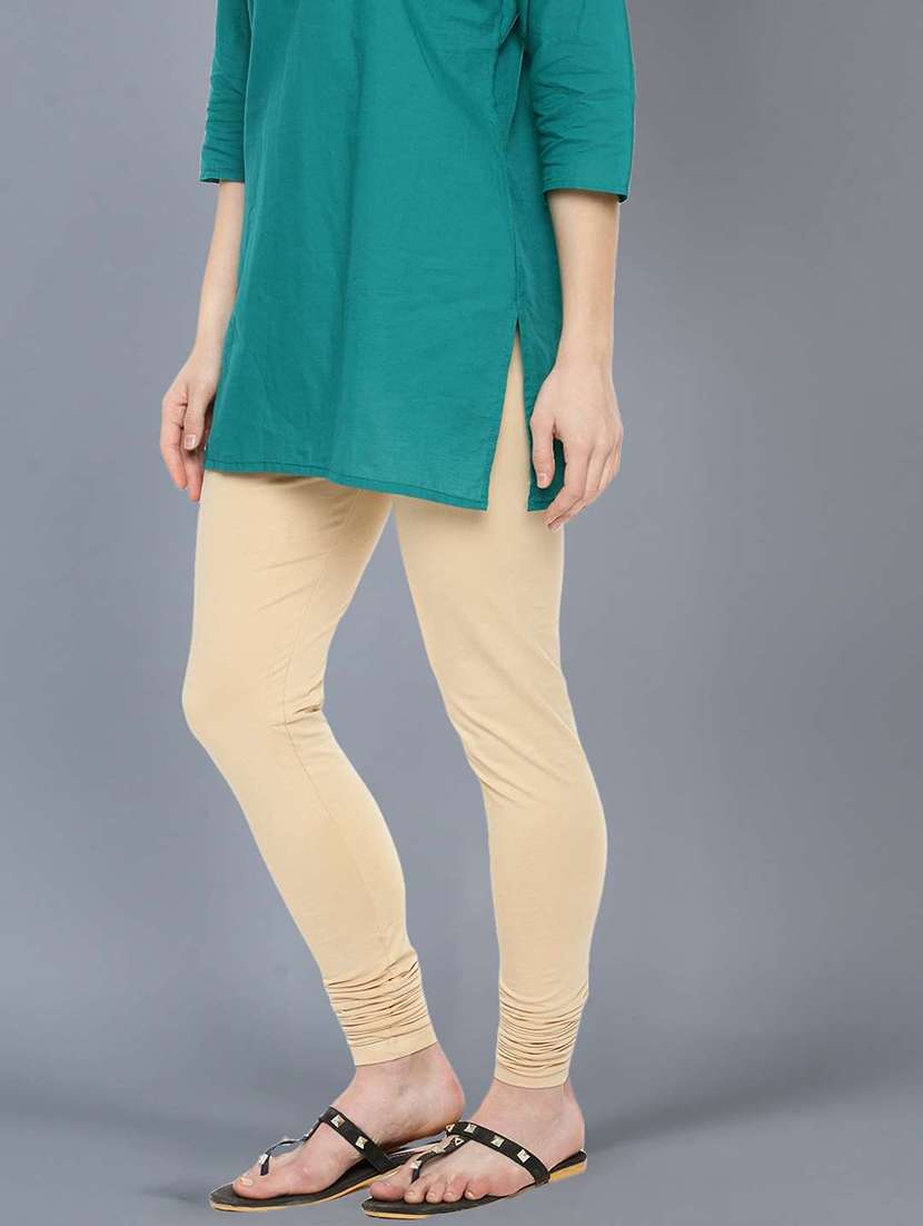 women solid full length legging - 21595295 -  Standard Image - 1