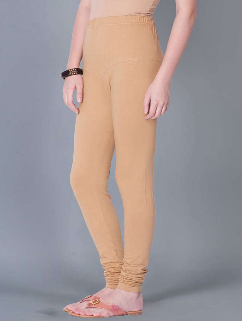 women solid full length leggings - 21595300 -  Standard Image - 1