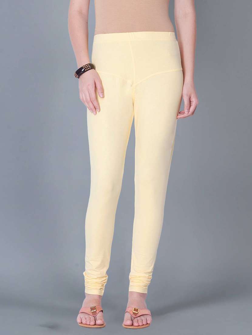 women pack of 2 solid full length legging - 21595325 -  Standard Image - 1