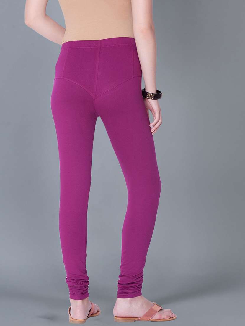 women solid full length leggings combo - 21595334 -  Standard Image - 4