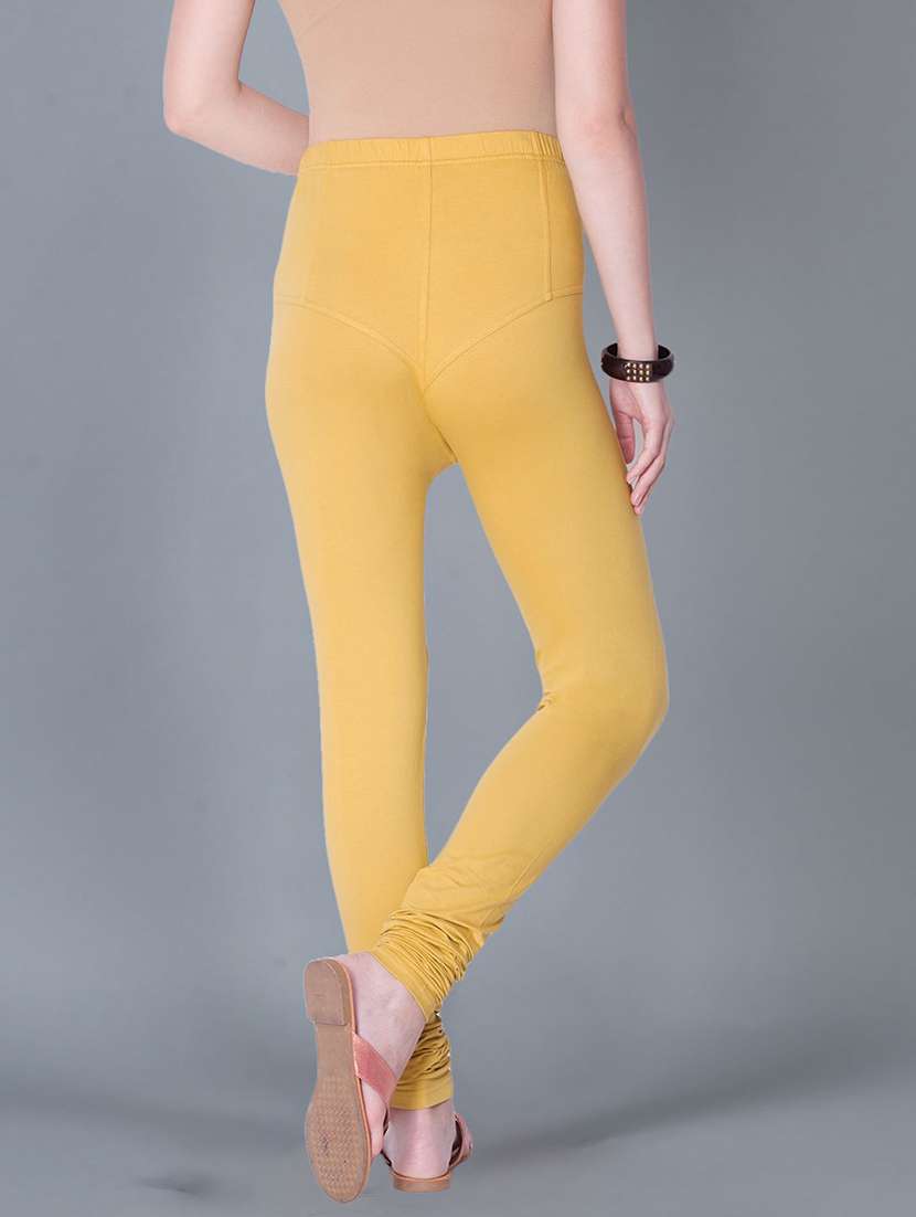 women pack of 3 solid full length legging - 21595336 -  Standard Image - 4