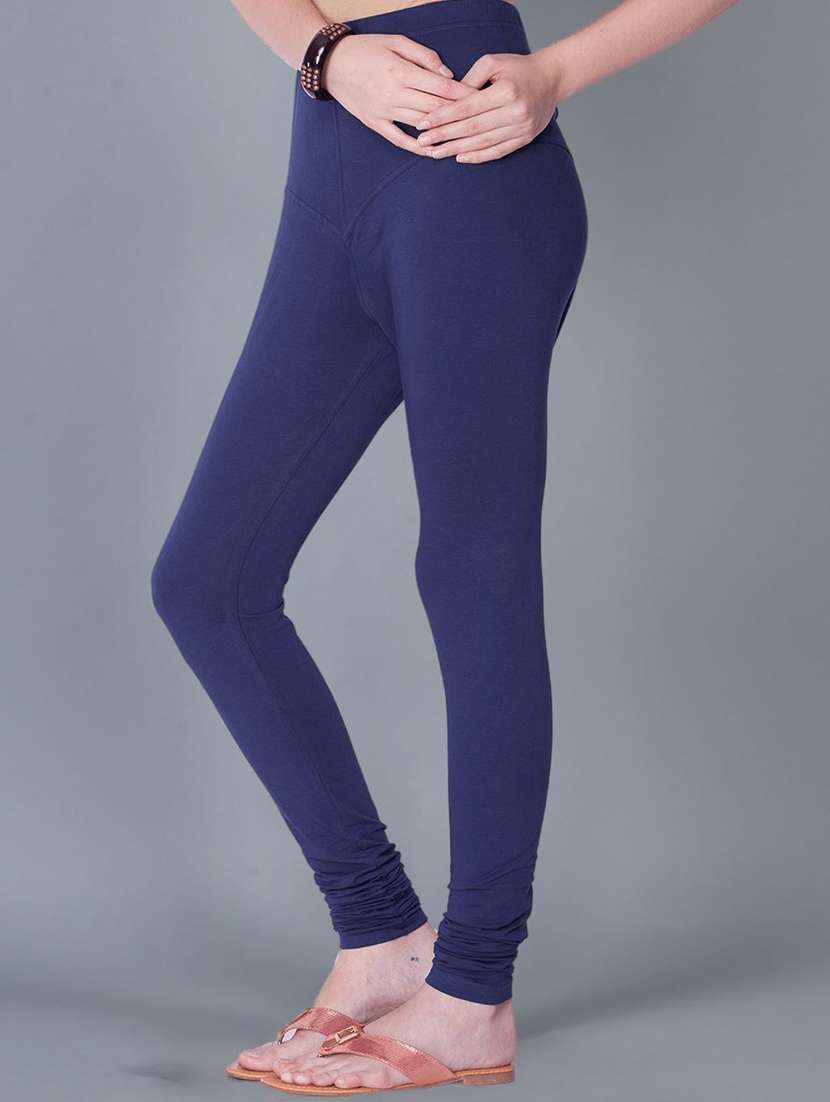women solid full length leggings combo - 21595337 -  Standard Image - 4