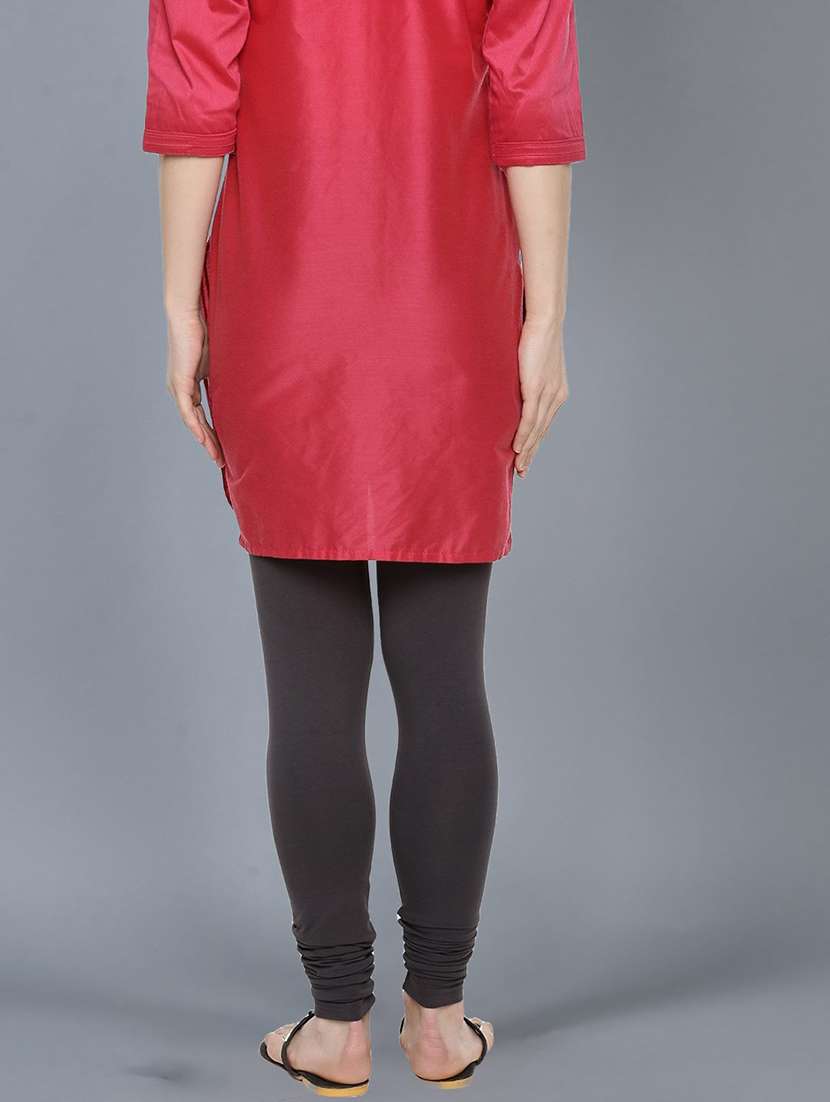 women solid full length leggings combo - 21595352 -  Standard Image - 4