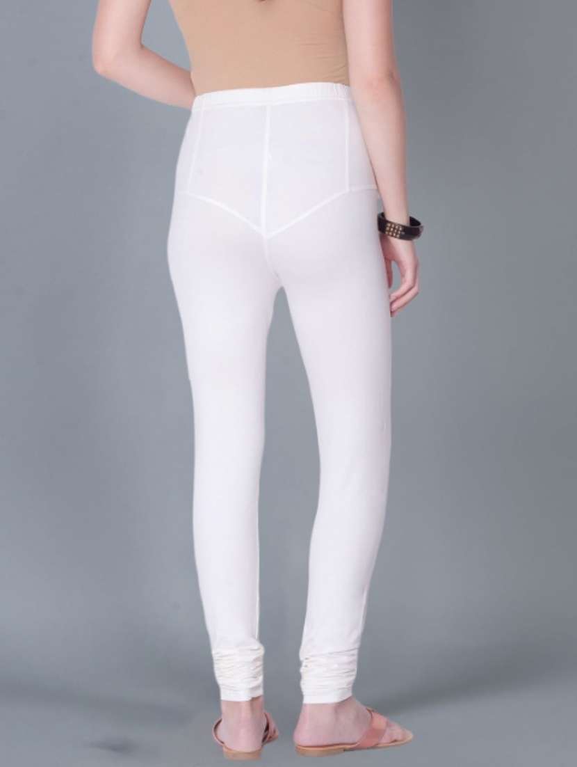 women solid full length leggings combo - 21595364 -  Standard Image - 4