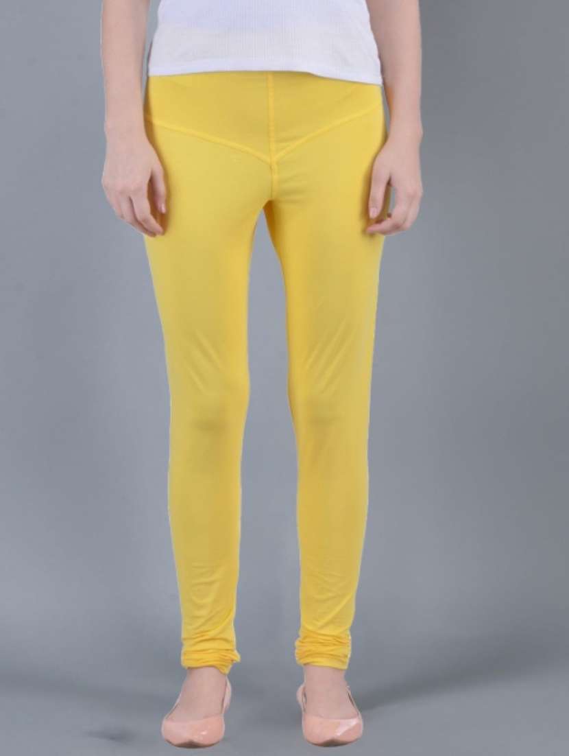 women pack of 5 solid full length legging - 21595365 -  Standard Image - 1