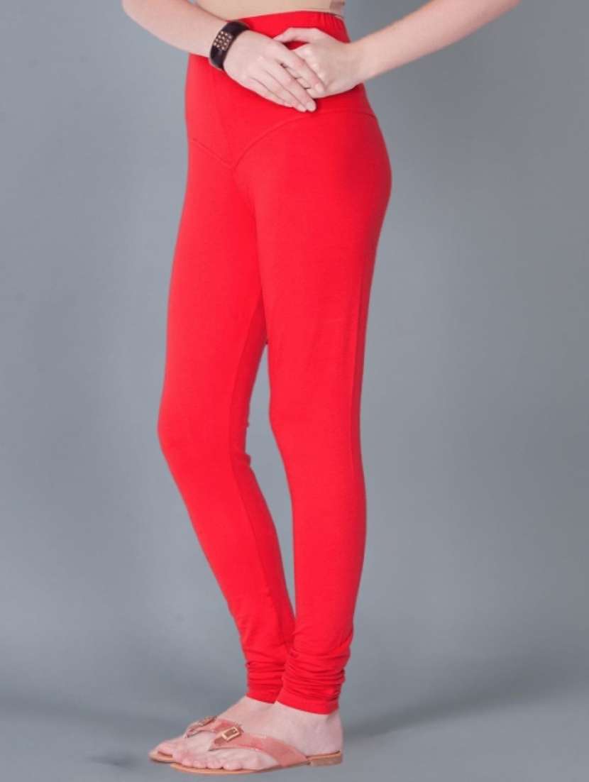 women pack of 5 solid full length legging - 21595365 -  Standard Image - 4