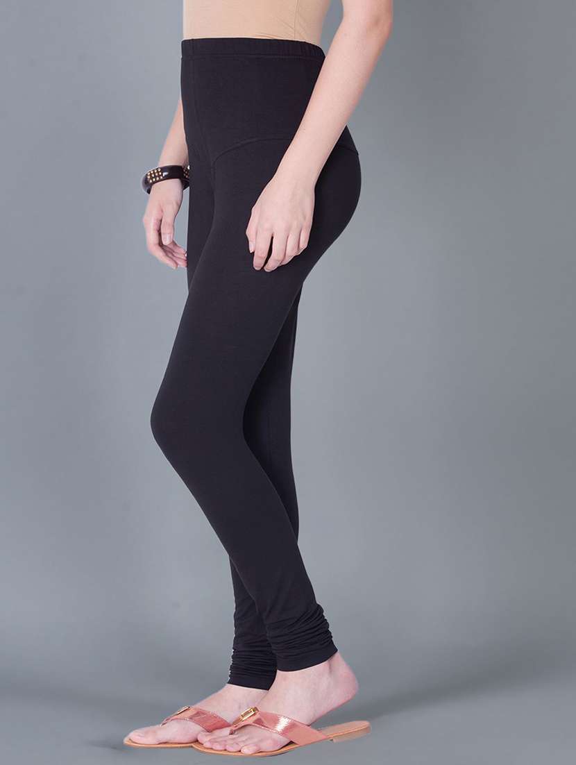women solid full length leggings combo - 21595384 -  Standard Image - 1
