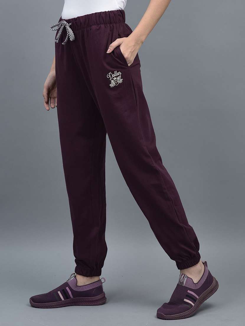 women solid regular fit jogger - 21595463 -  Standard Image - 1