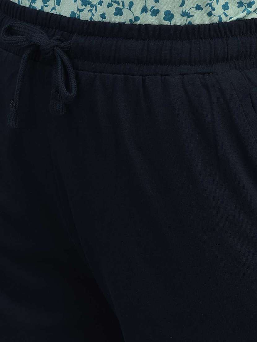 women solid regular fit loungewear shorts - 21595474 -  Standard Image - 4