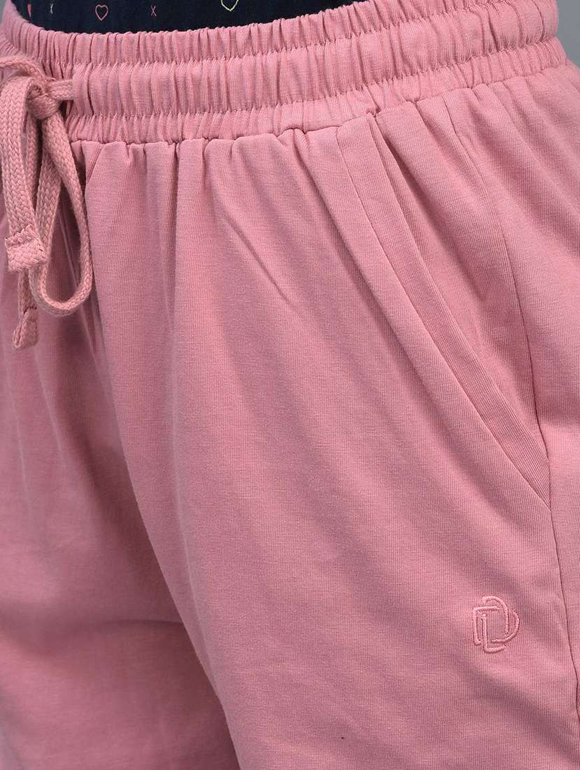 women solid regular fit loungewear shorts combo - 21595478 -  Standard Image - 4