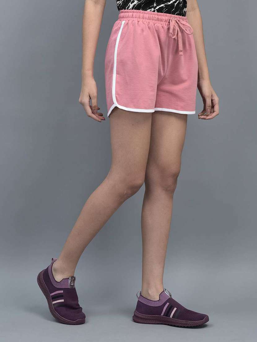 women solid regular fit loungewear shorts - 21595490 -  Standard Image - 1