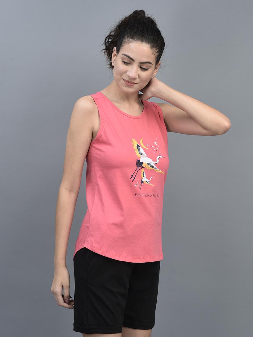 women printed sleeveless regular fit tank tops combo - 21595518 - Standard Image - 1