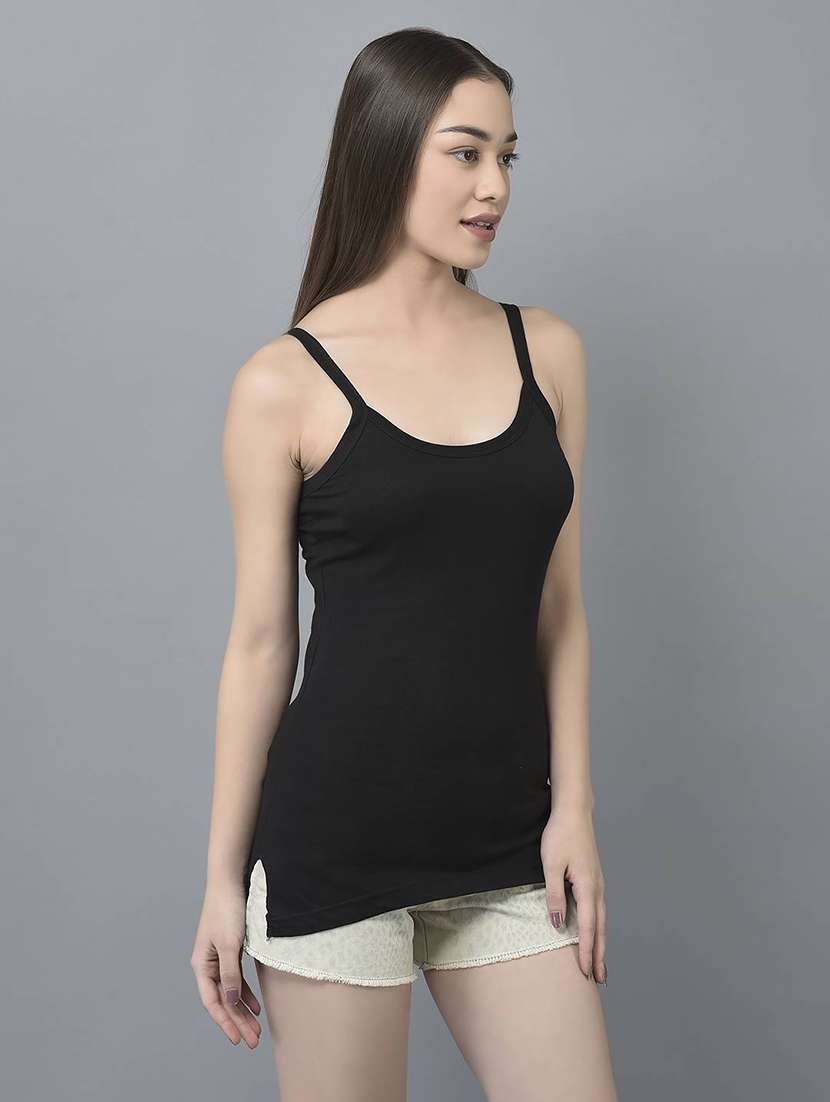 women plain cotton camisole combo - 21595666 -  Standard Image - 1