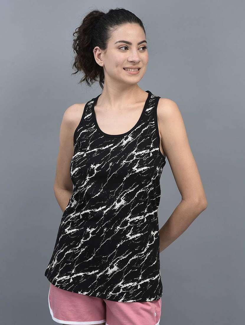 women printed cotton camisole