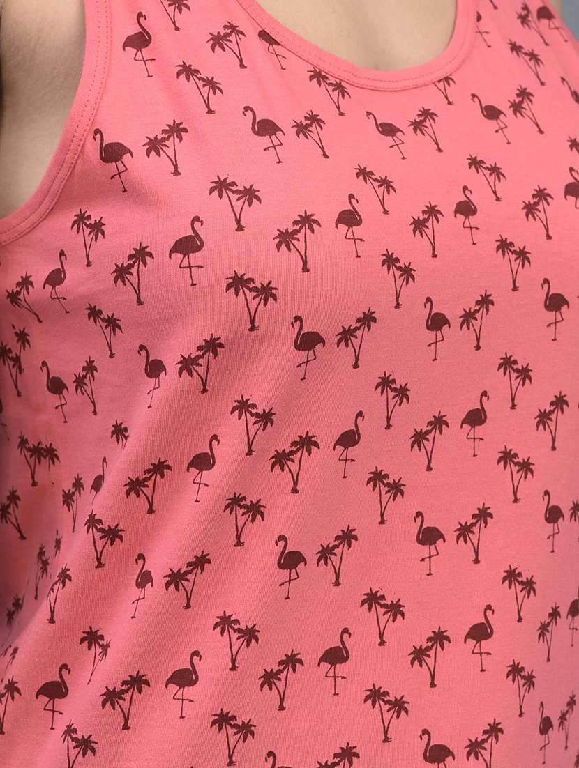 women pink quirky printed camisole - 21595757 -  Standard Image - 4