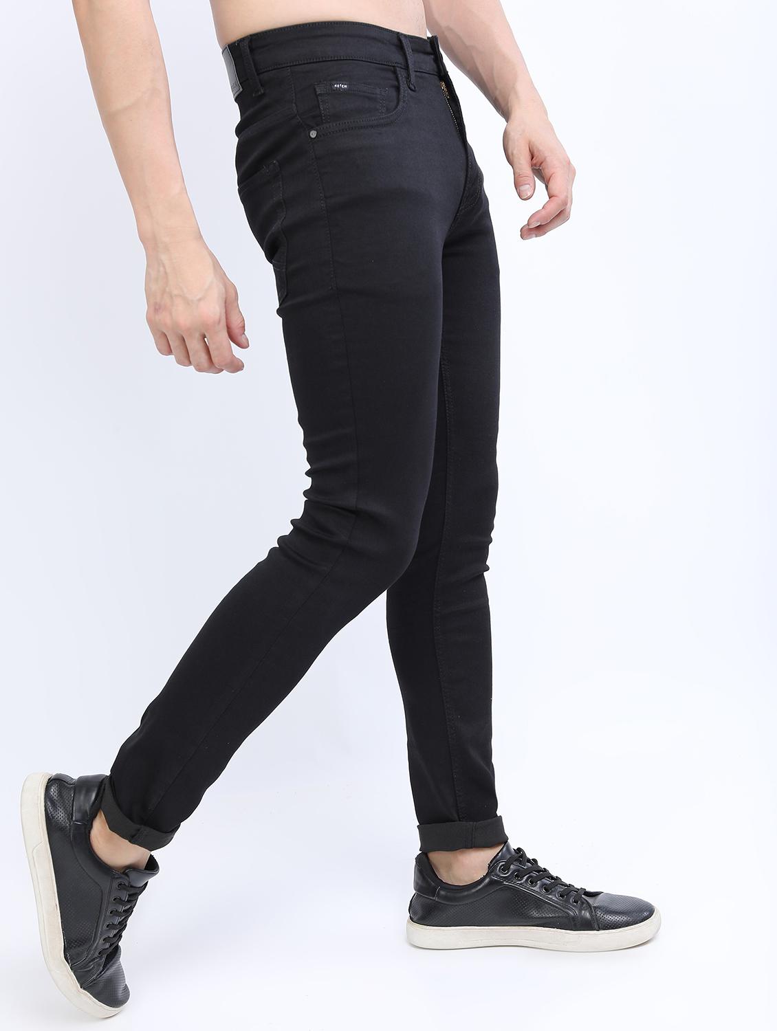men mid rise plain jeans - 21595967 - Standard Image - 1