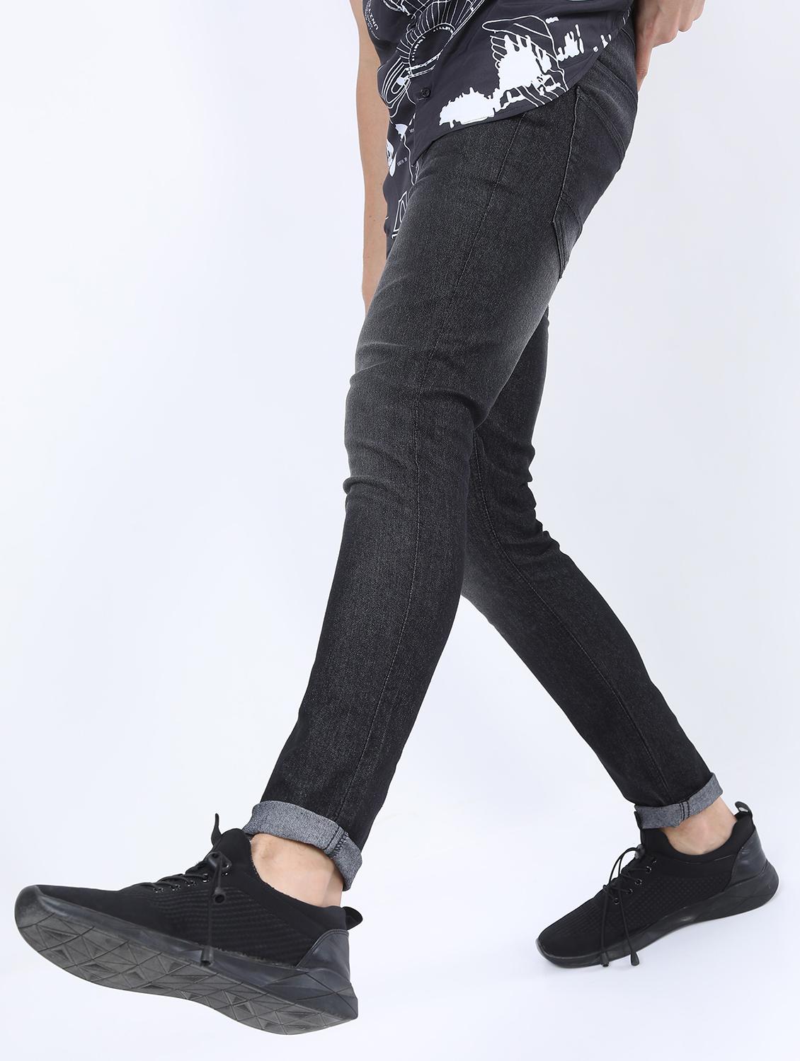 men mid rise plain jeans - 21595992 -  Standard Image - 1