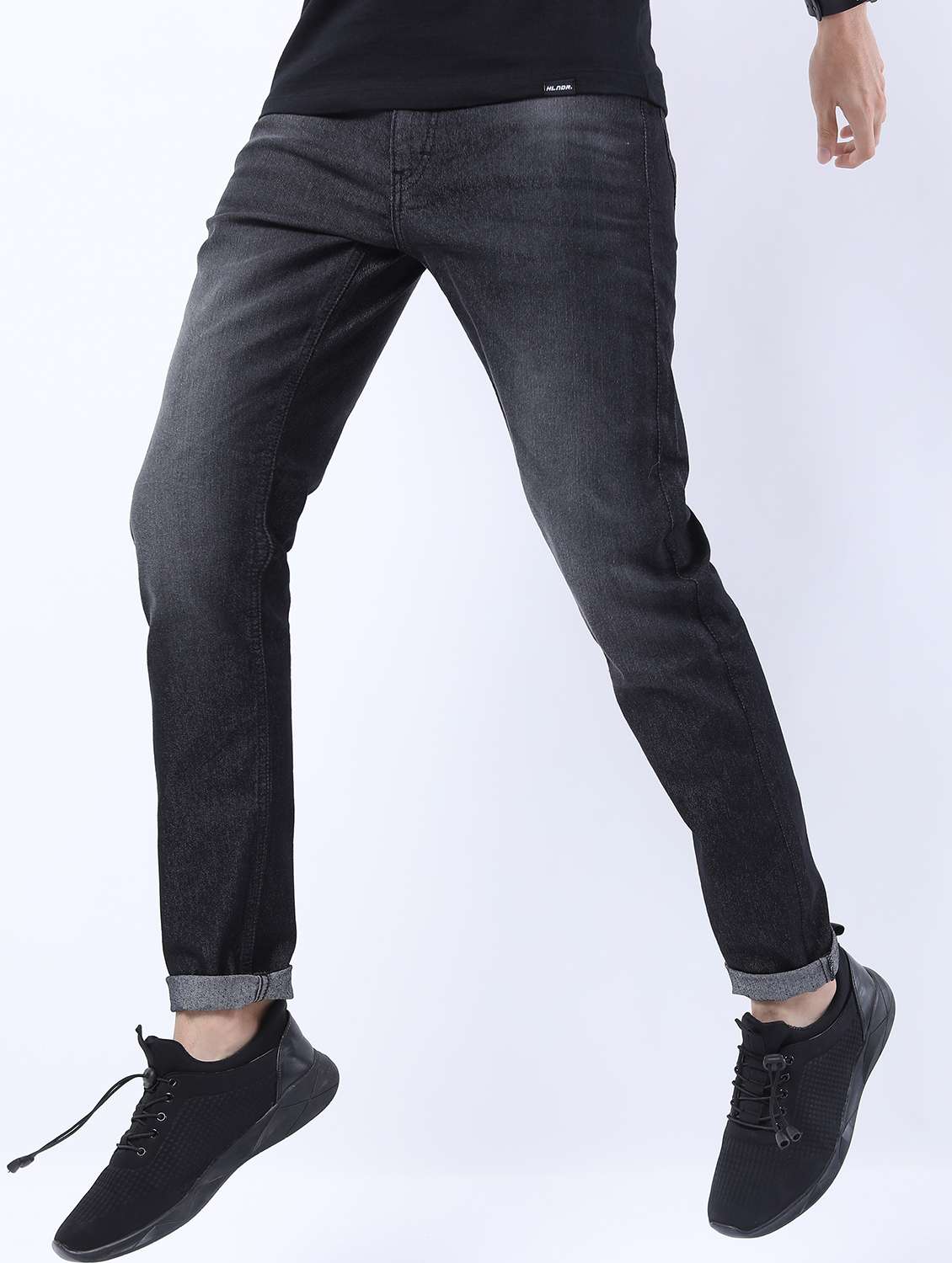 men mid rise plain jeans - 21596009 -  Standard Image - 1