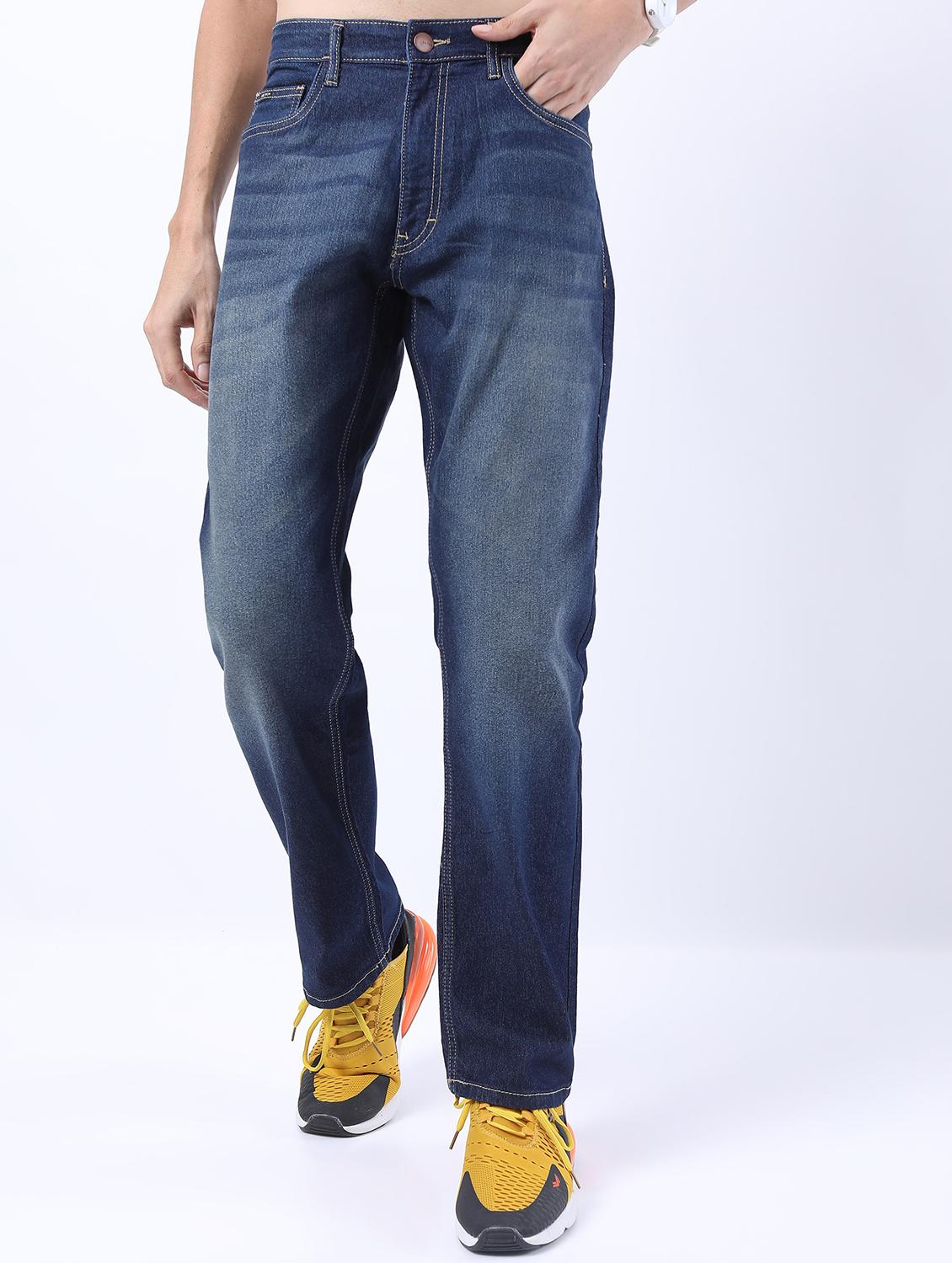 men mid rise plain jeans - 21596062 - Zoom Image - 0