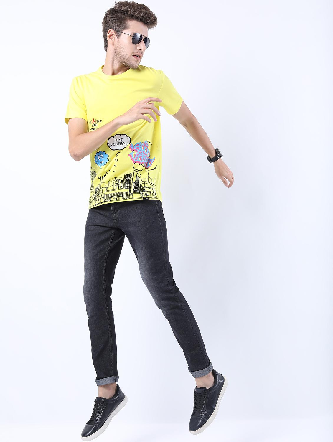 men mid rise plain jeans - 21596092 - Standard Image - 4