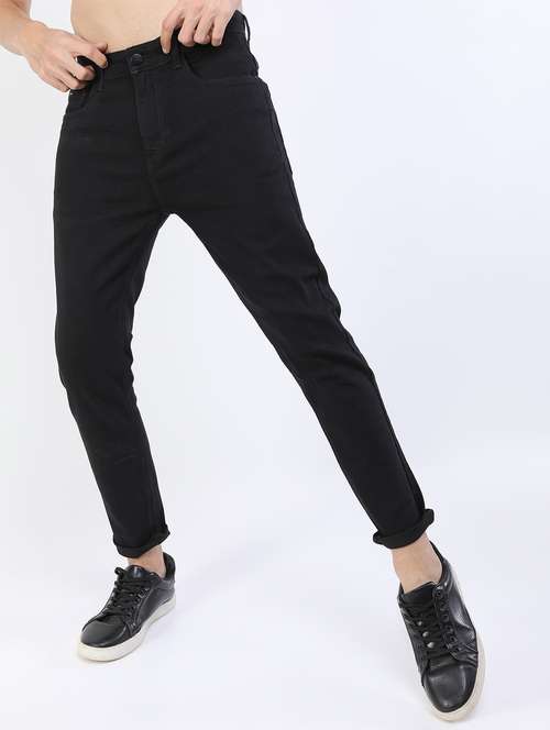 men mid rise plain jeans - 21596102 -  Standard Image - 0