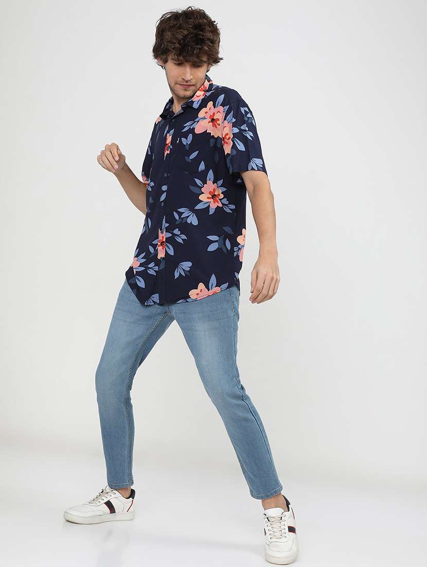 men solid mid rise slim fit jean - 21596202 -  Standard Image - 4