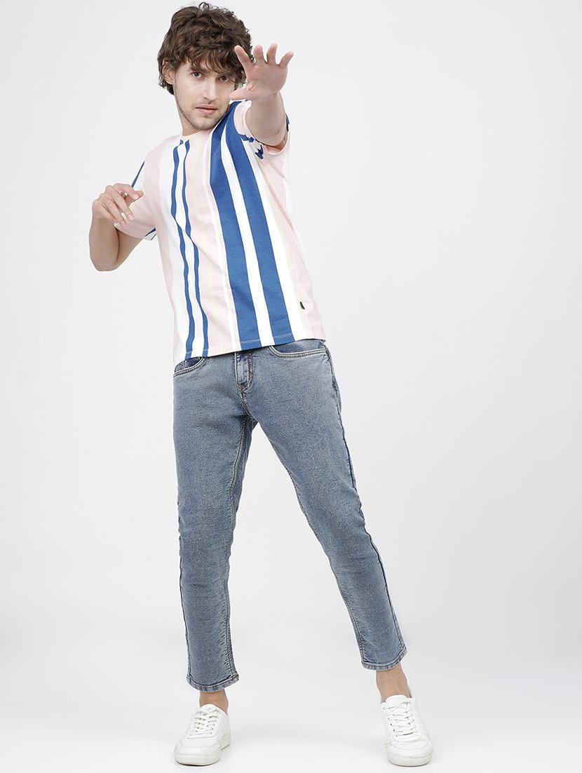 men solid mid rise slim fit jean - 21596260 - Standard Image - 4