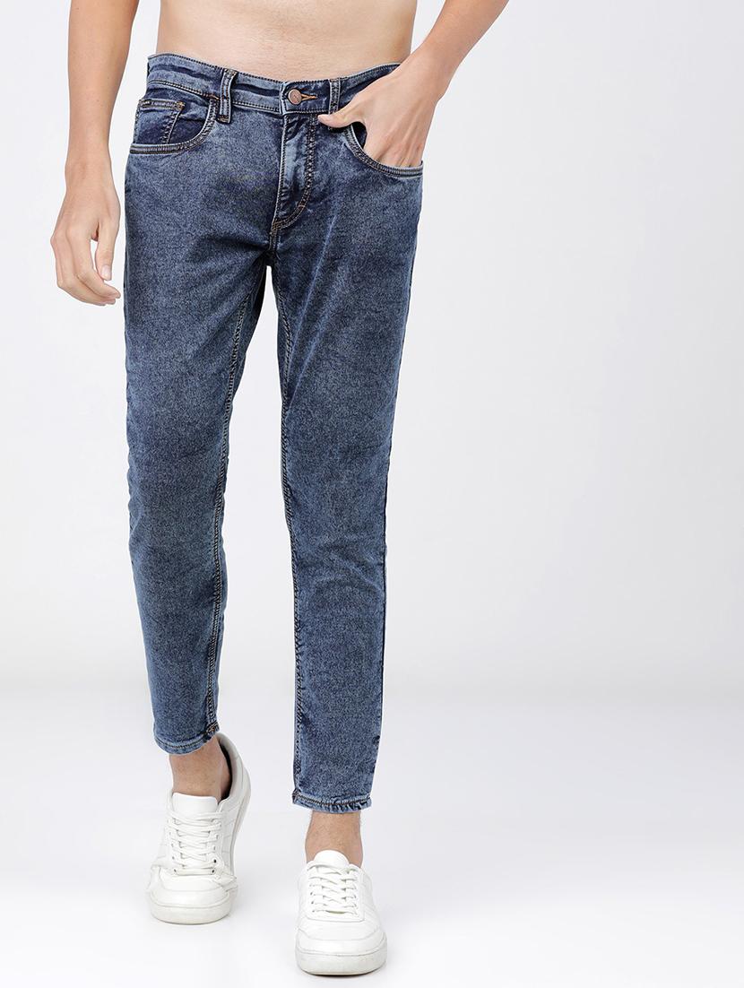 men solid mid rise slim fit jean - 21596266 - Zoom Image - 0