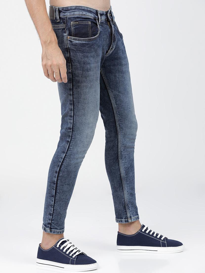 men solid mid rise slim fit jean - 21596272 - Standard Image - 1