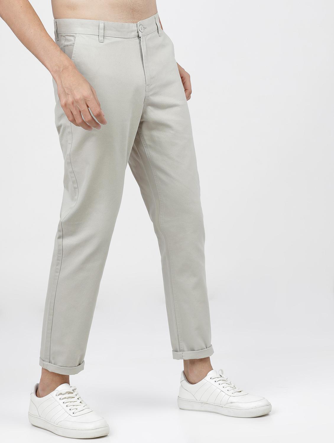 men mid rise solid cargo - 21596375 -  Standard Image - 1