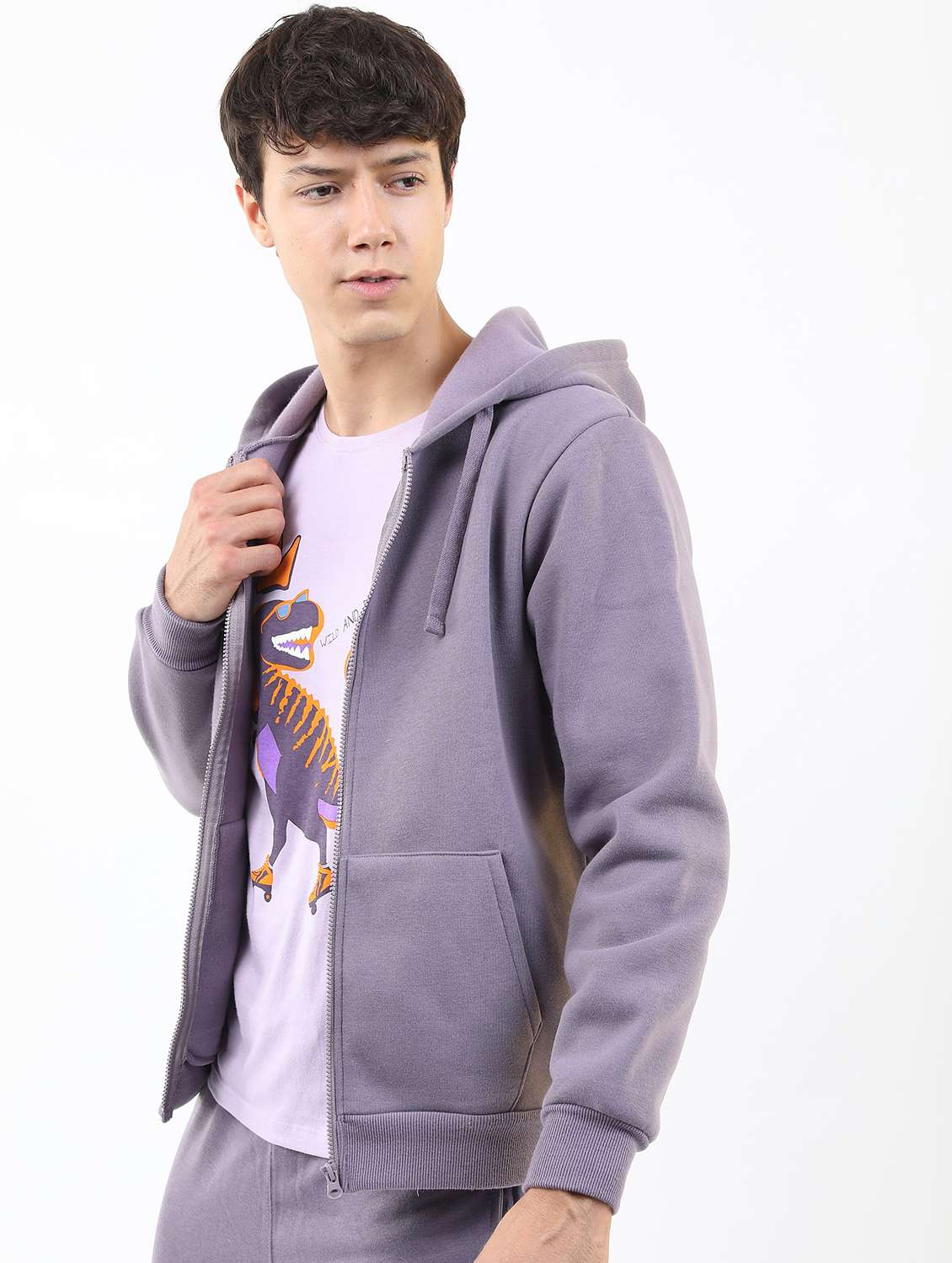 men long sleeves plain sweatshirt - 21596489 -  Standard Image - 1
