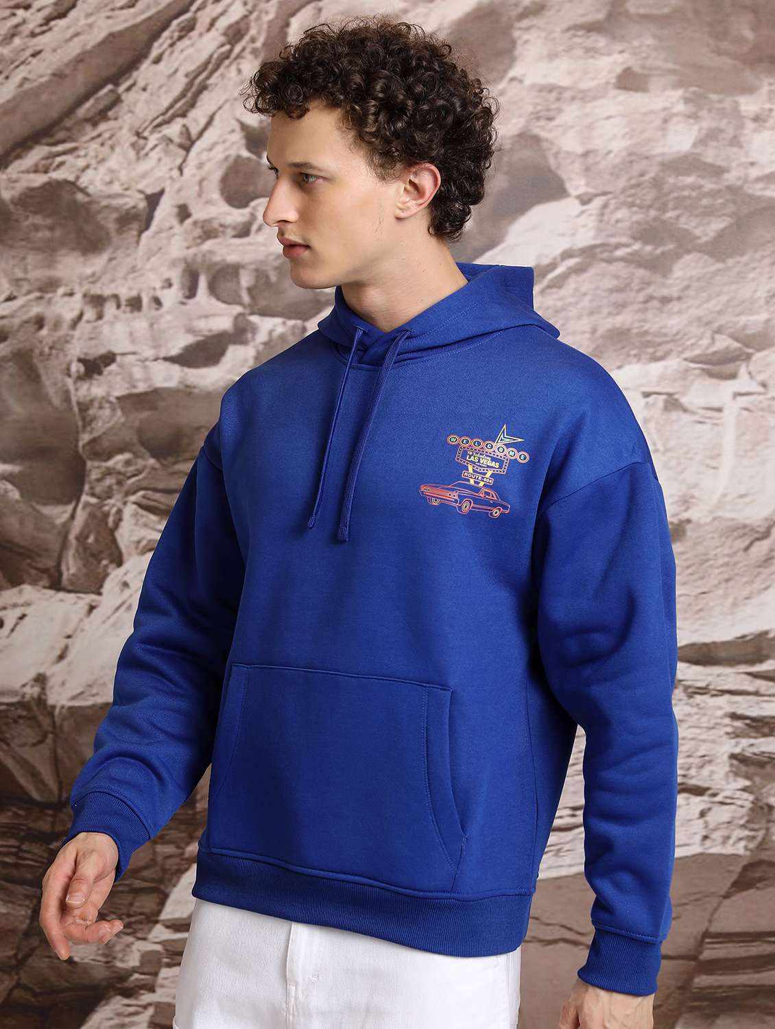 men long sleeves front & back print sweatshirt - 21596515 - Standard Image - 1