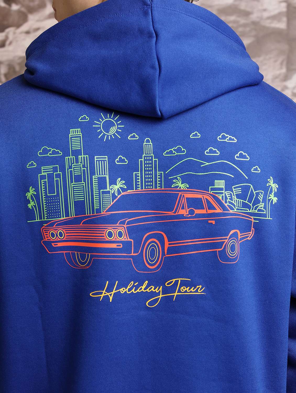 men long sleeves front & back print sweatshirt - 21596515 - Standard Image - 4