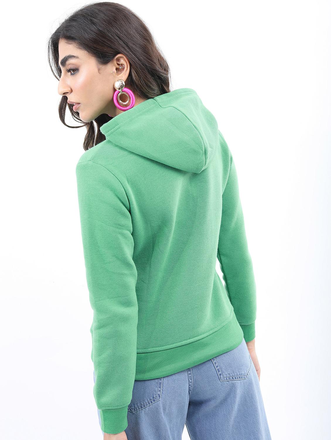 women long sleeve plain sweatshirt - 21596536 - Standard Image - 1