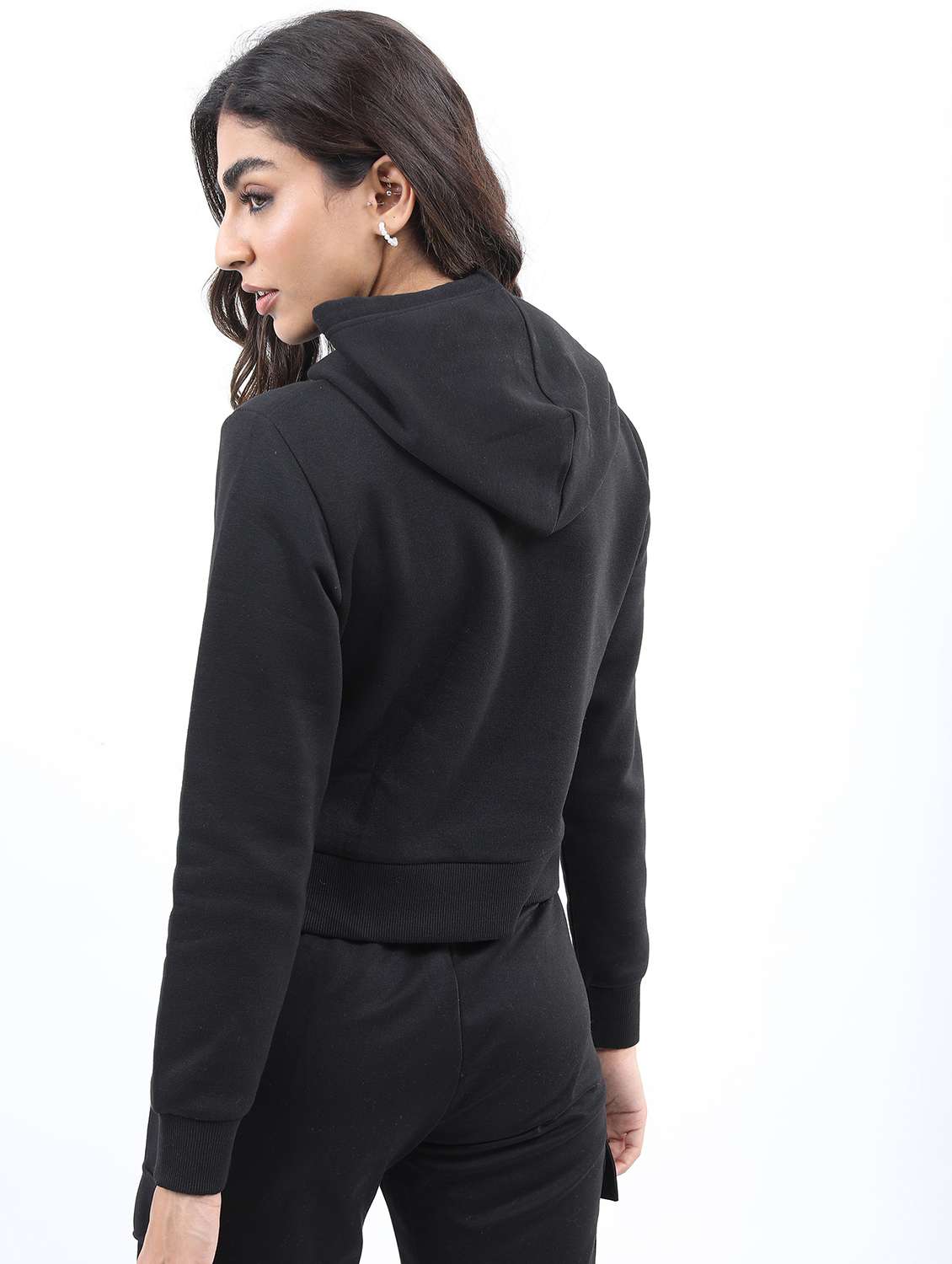 women long sleeve plain sweatshirt - 21596548 -  Standard Image - 1