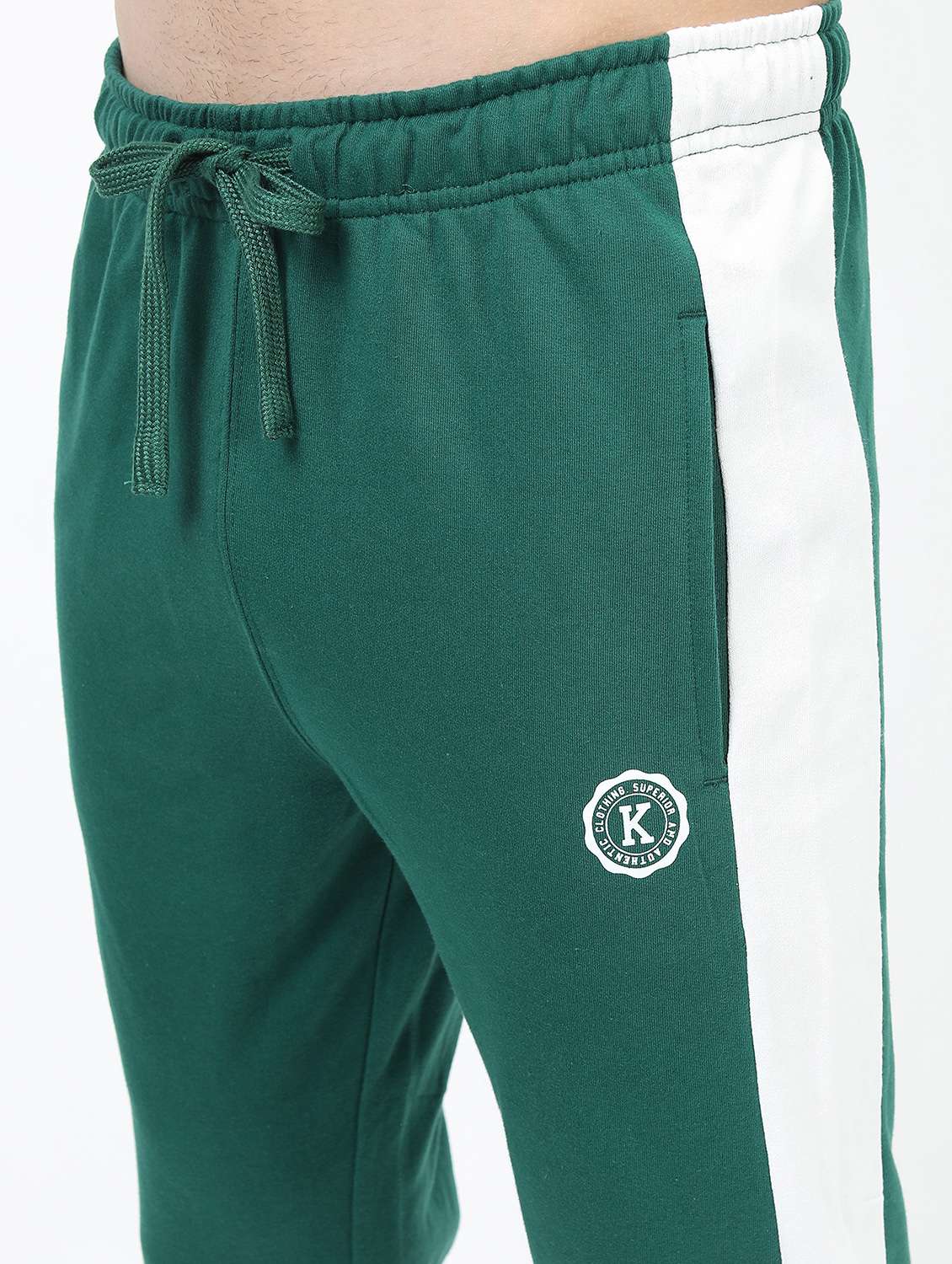 men color block print regular fit track pant - 21596676 -  Standard Image - 4