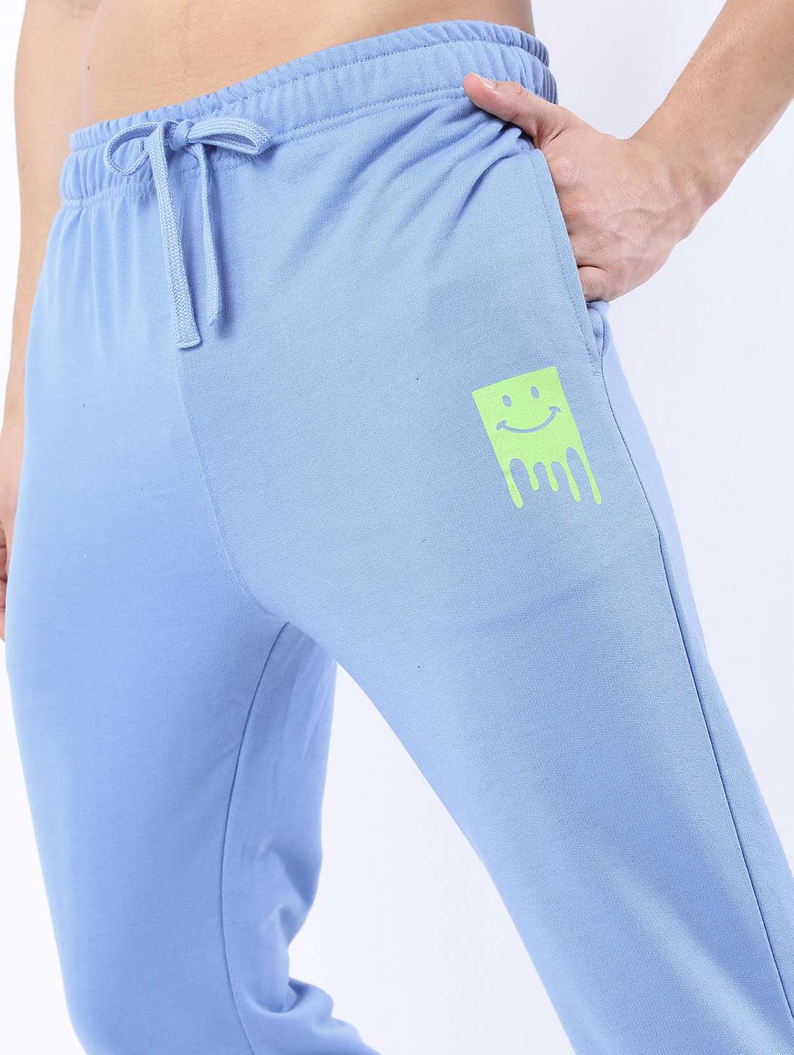 men solid regular fit track pant - 21596690 -  Standard Image - 4