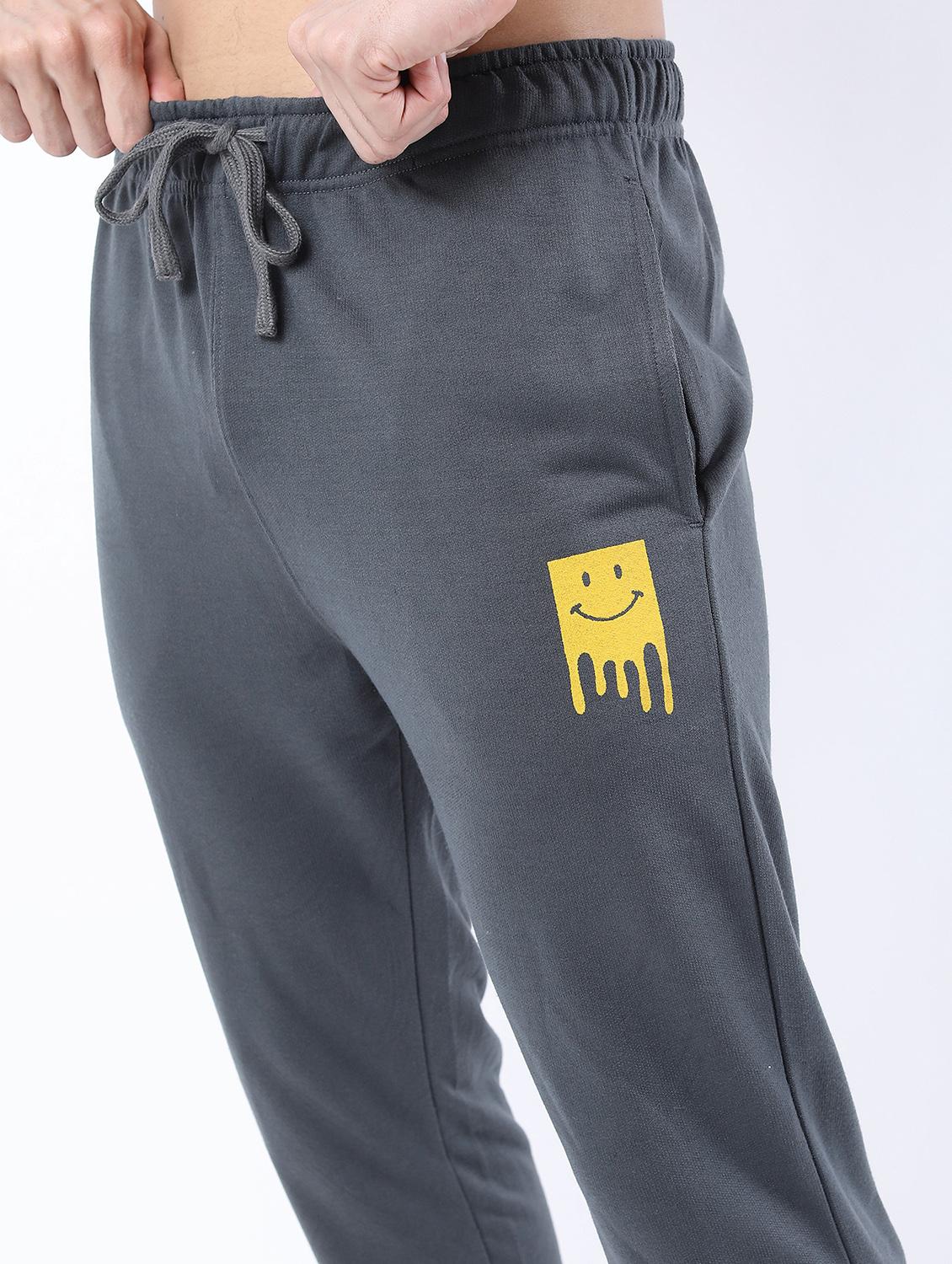 men placement print regular fit track pant - 21596691 - Standard Image - 4