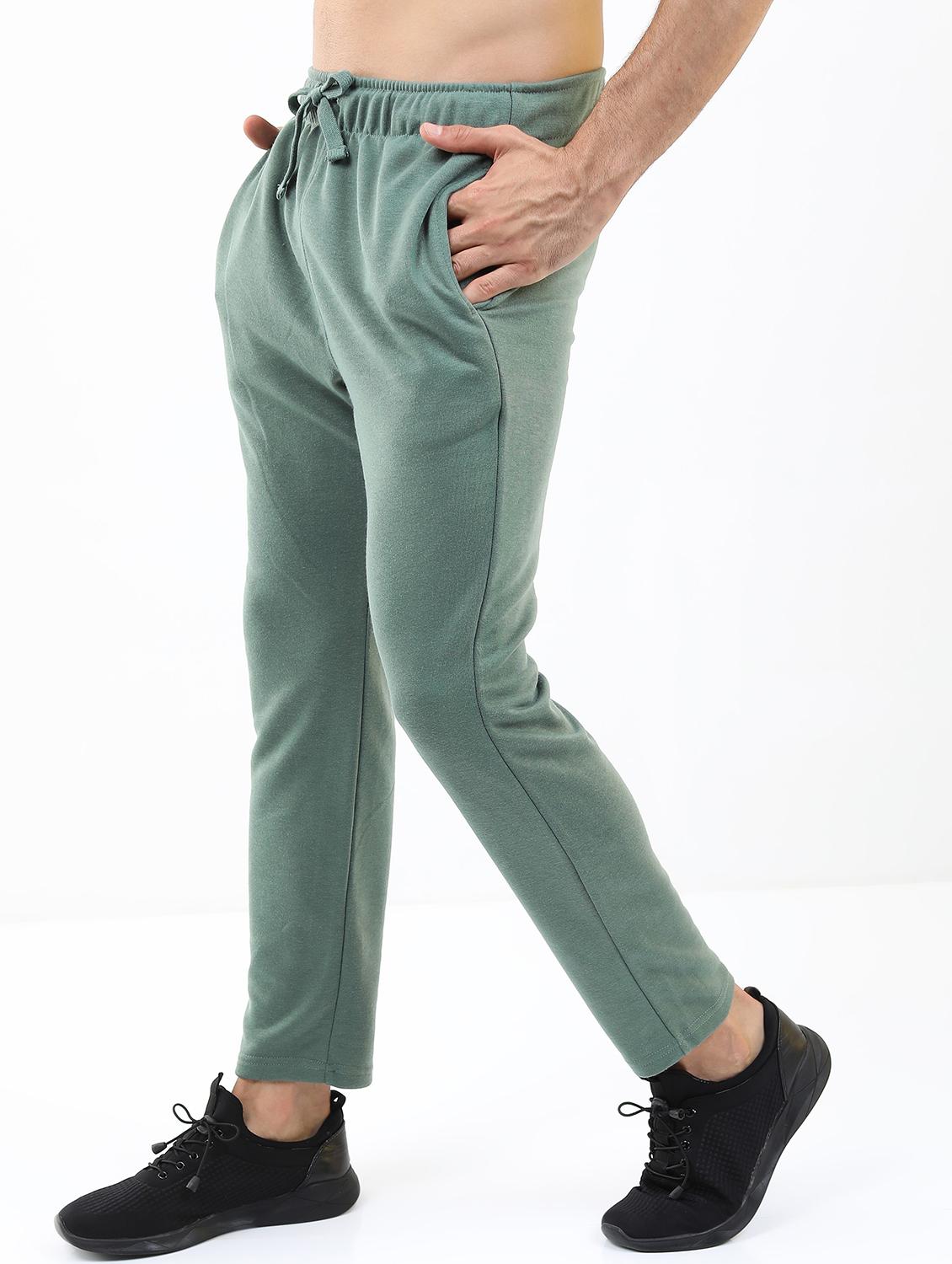 men solid regular fit track pant - 21596696 - Standard Image - 1