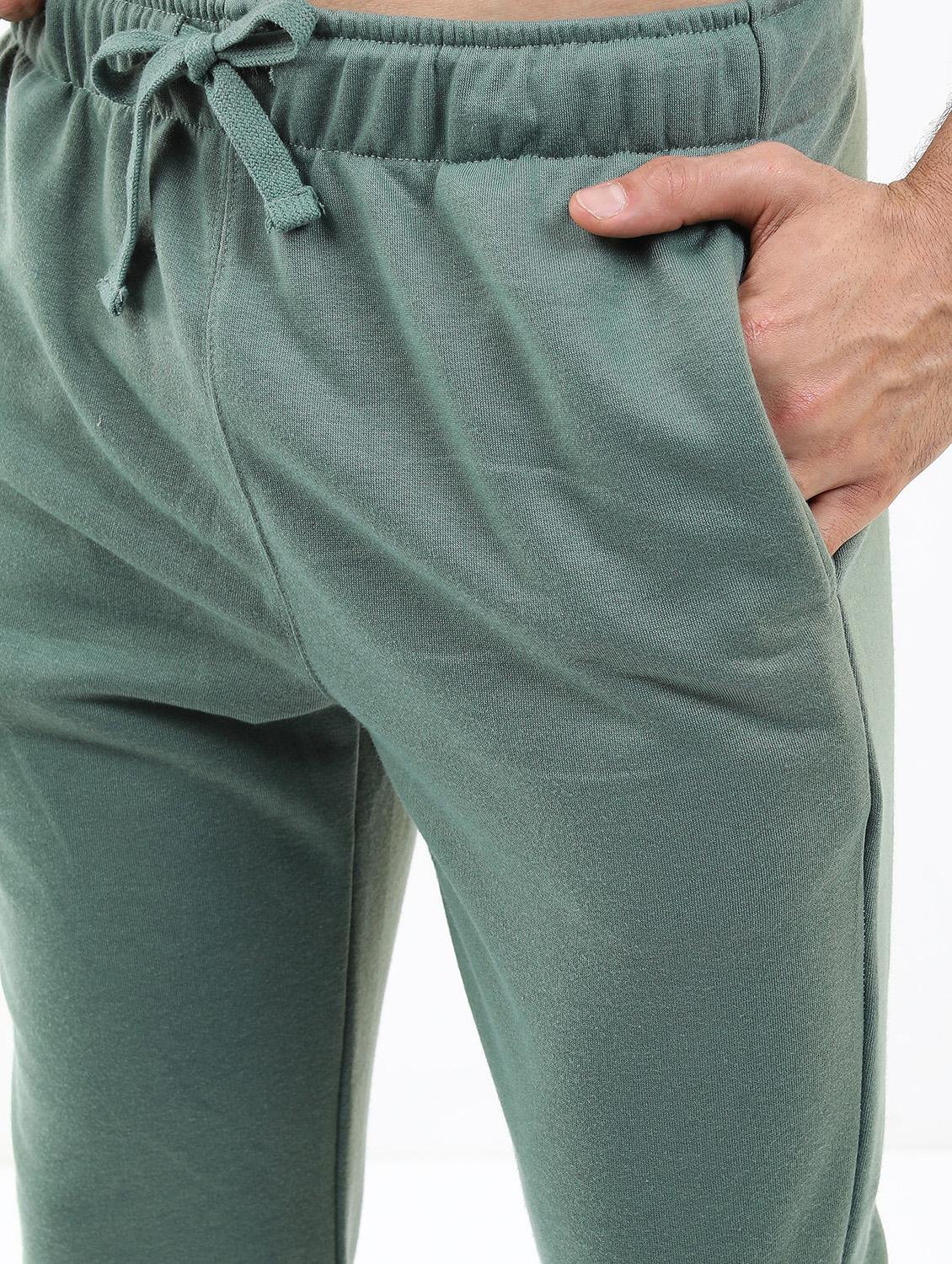 men solid regular fit track pant - 21596696 - Standard Image - 4